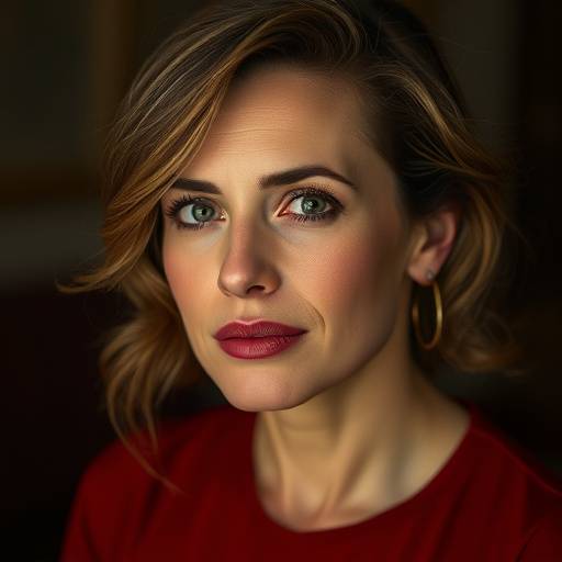 Portrait d'Isabelle Moreau, actrice et fondatrice de l'Académie de Théâtre Lumière.