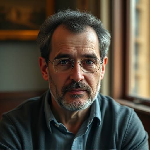 Portrait de Julien Bernard, professeur de diction et de chant à l'Académie de Théâtre Lumière.